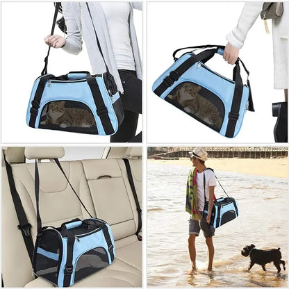 Breathable Mesh Cat Carrier