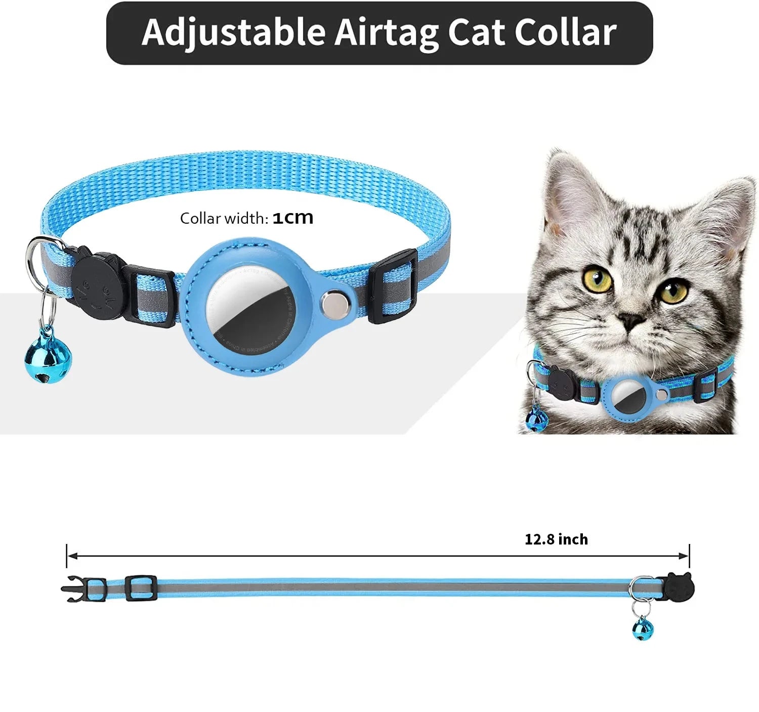 Breakaway Cat AirTag Holder