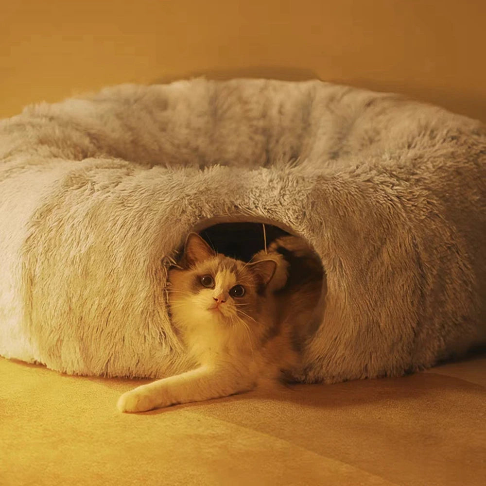 Warm Tunnel Cat Bed