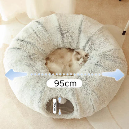 Warm Tunnel Cat Bed